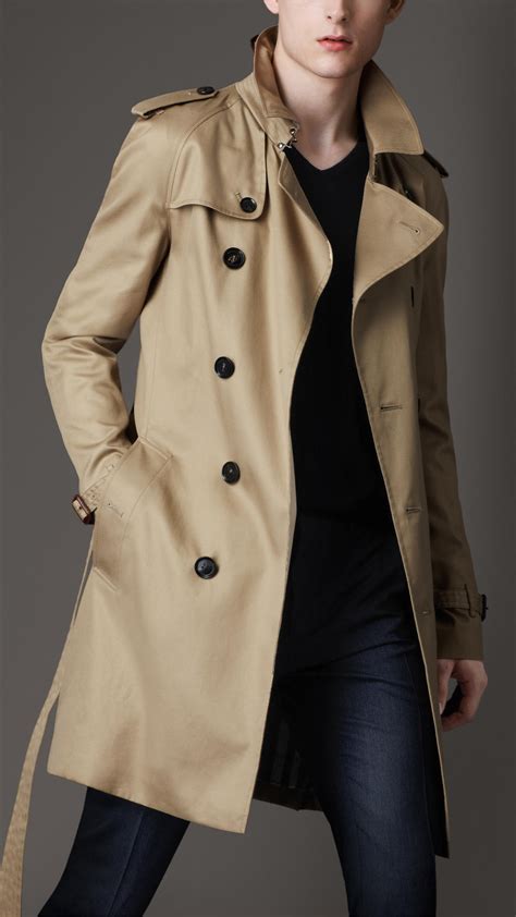 trench coat mens burberry raincoat|Burberry trench coat men outlet.